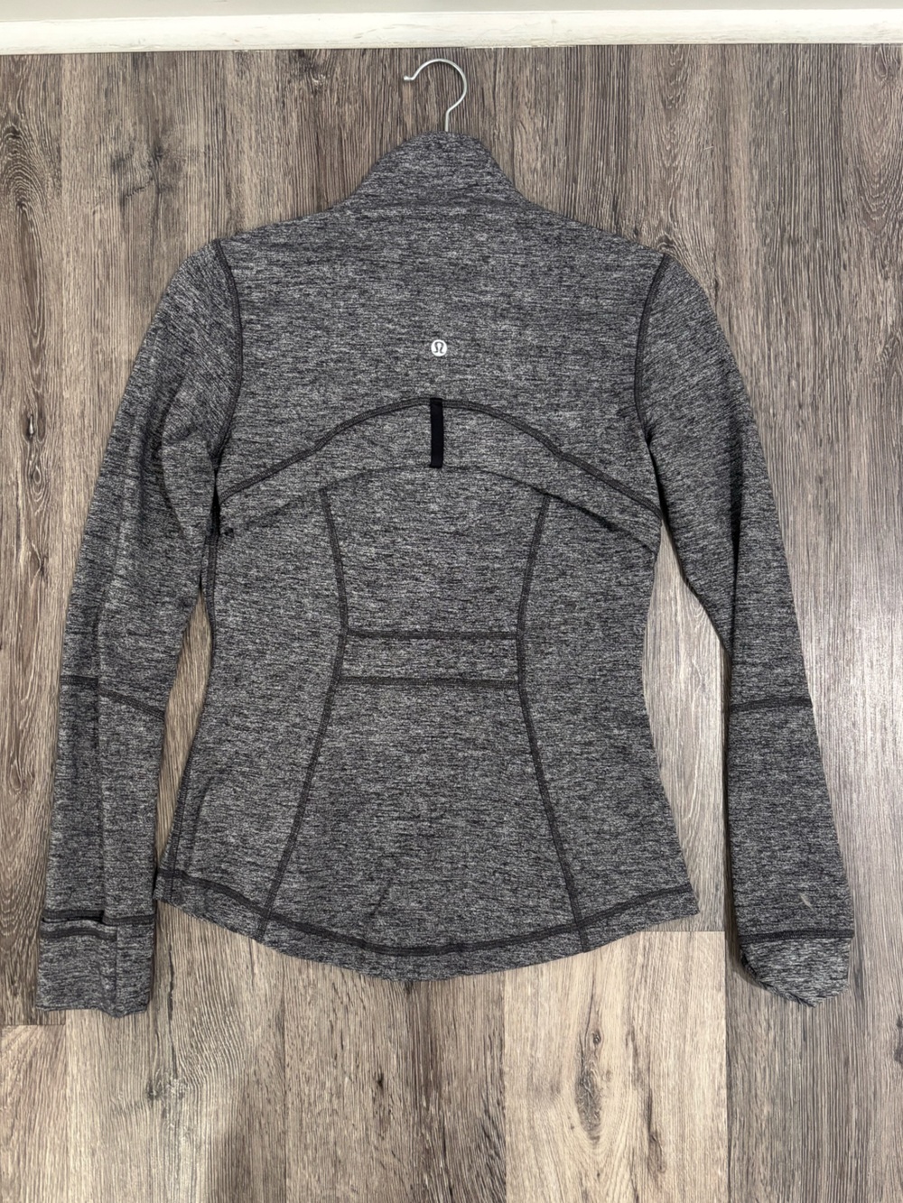lululemon athletica Gray Heathered Scoop Neck Sweater